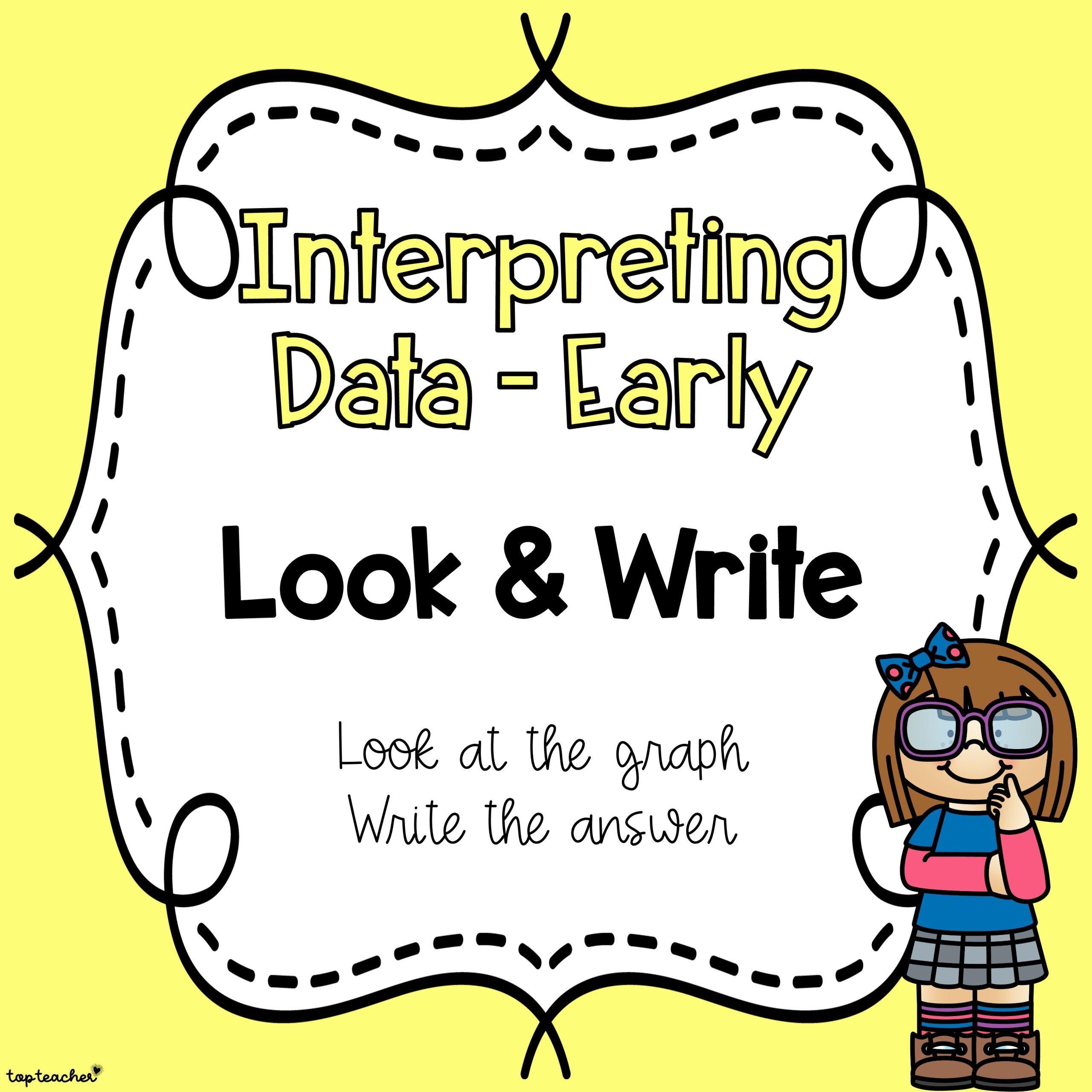 Interpreting Data Beginners LOOK & WRITE - Top Teacher
