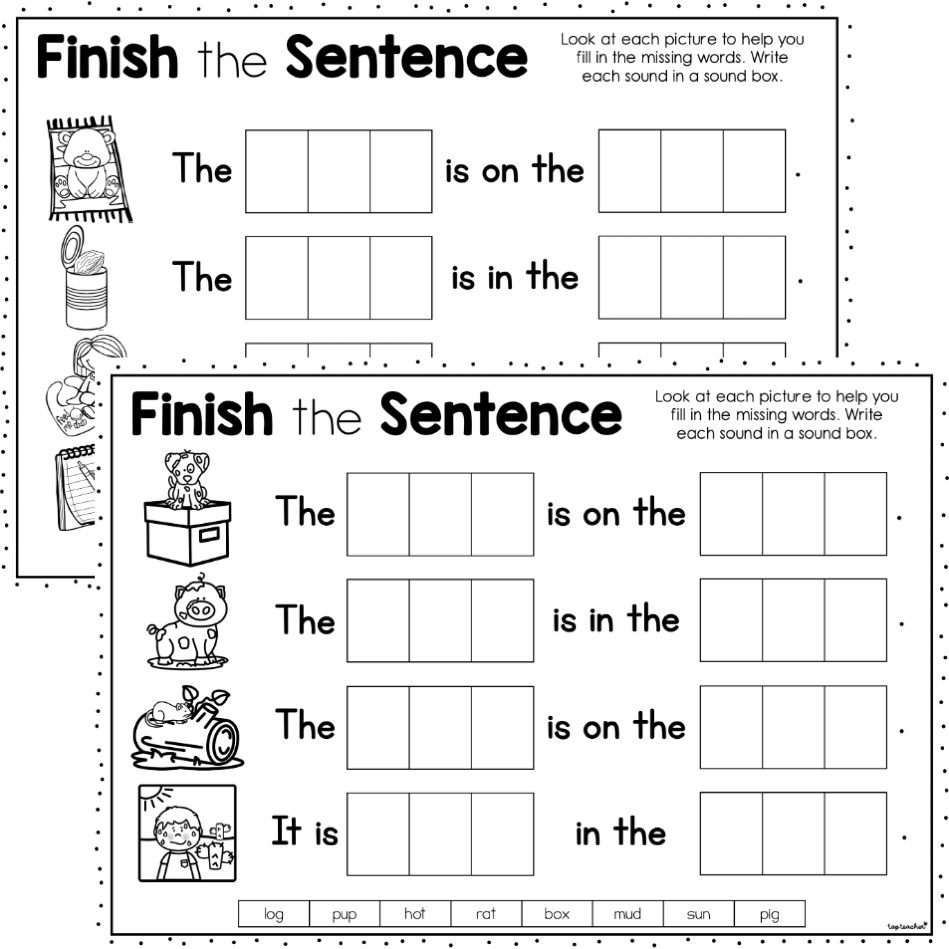 finish-the-decodable-cvc-sentence-worksheets-top-teacher