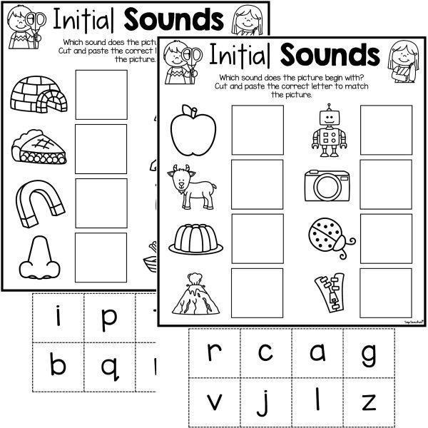 Cut Match Initial Sounds Worksheet Top Teacher Cut Match Initial Sounds Worksheet Top Teacher