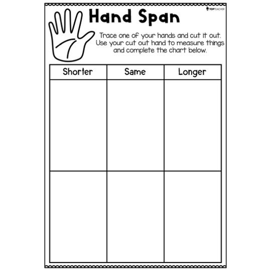 Measuring Hand Spans - Top Teacher