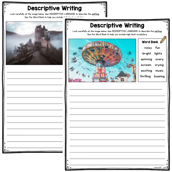 Narrative Story Setting Descriptive Writing Top Teacher