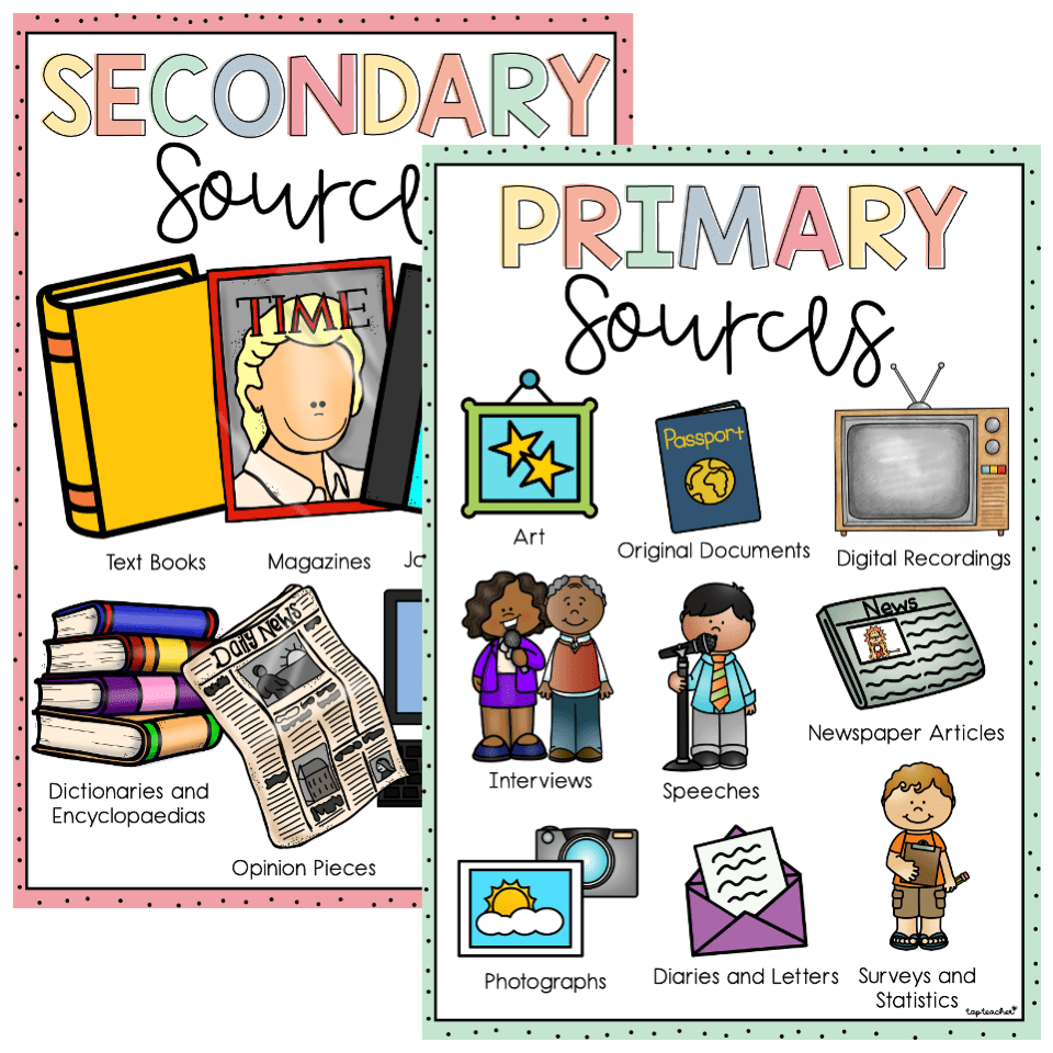 Primary Secondary Sources Posters Top Teacher primary-secondary-sources-find-icentre-at-villanova-college
