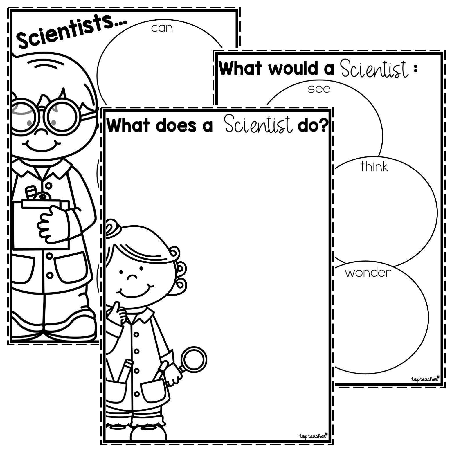 What is a Scientist Brainstorming Sheets - Top Teacher