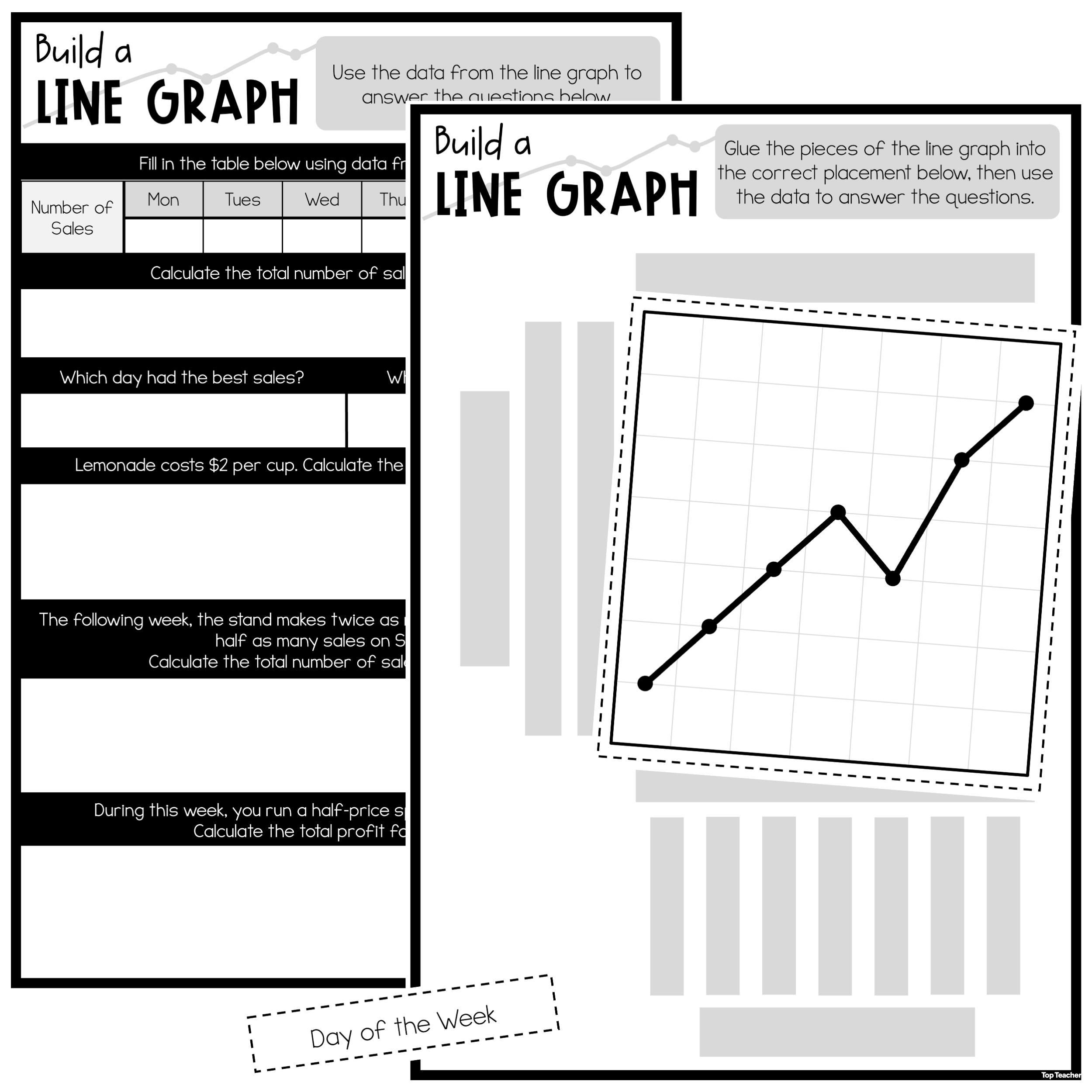 Build a Line Graph - Top Teacher